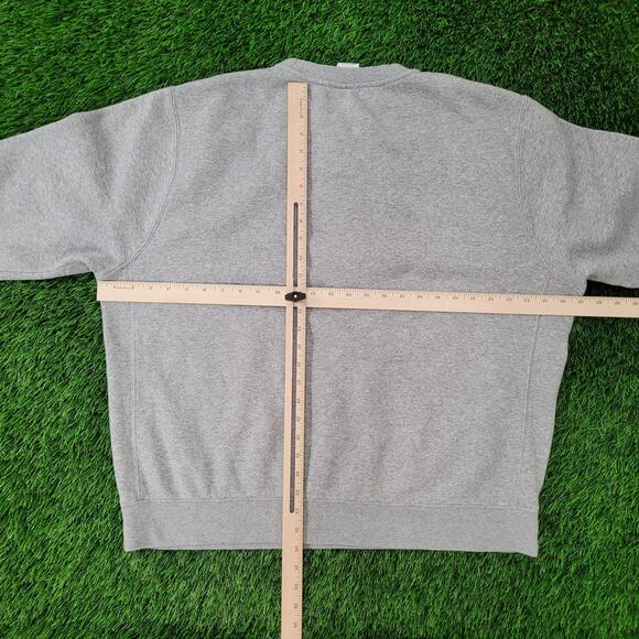 NIKE Williamsburg Sweatshirt XL 27x26 Gray Baggy Oversized - Picture 16 of 16